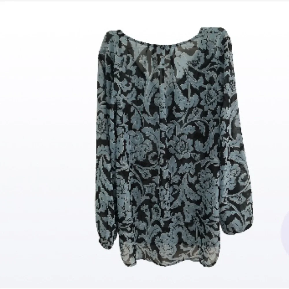 NWT Ann Taylor LOFT Asymmetrical Crew neck Blouse - Picture 2 of 9